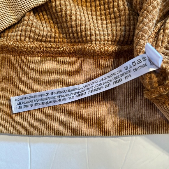 Out From Under Urban Outfitters Sweater Womens Small Brown Cropped Drop Sleeve - Picture 7 of 9